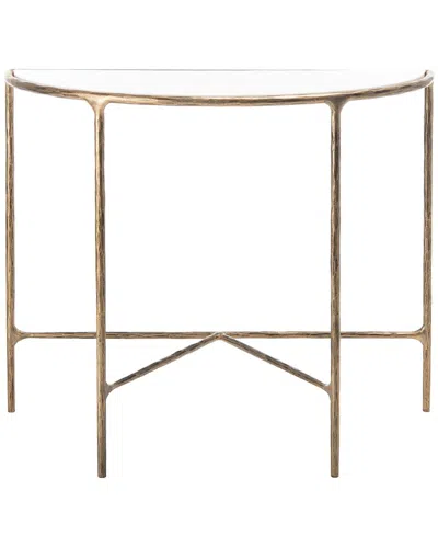 Safavieh Couture Jessa Forged Metal Console Table In White