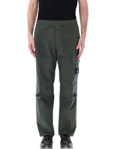 Stone Island Cargo Ripstop Trousers In Musk