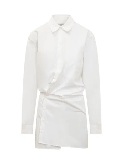 Off-white Cotton Shirtdress