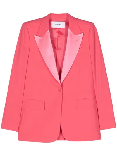 Lardini 单排扣西装夹克 In Pink