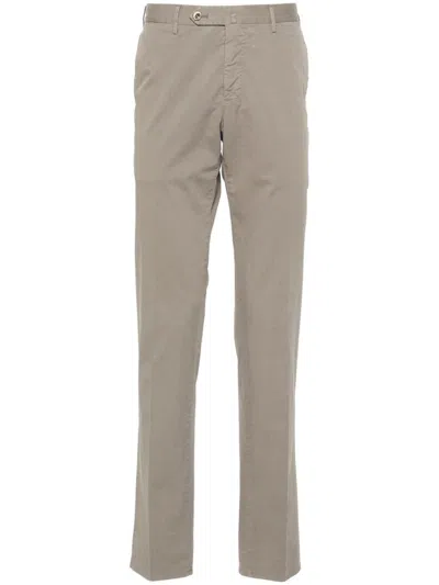 Pt Torino Straight-leg Chino Trousers In Green