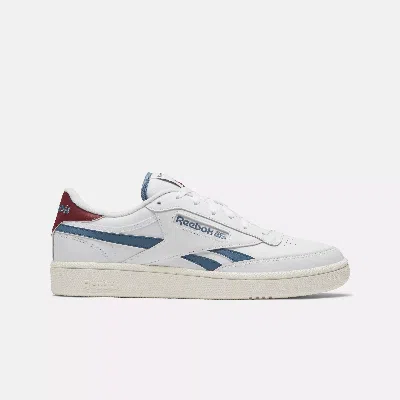 Reebok White Club C Revenge Trainers In Ftwr White / Blue Slate / Chalk