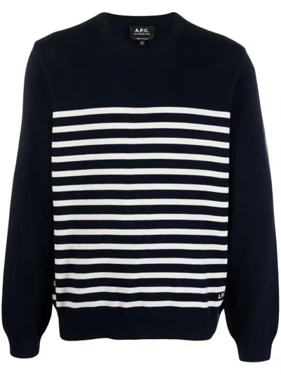 Apc A.p.c. Cashmere Blend Sweater In Black