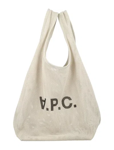 Apc A.p.c. Sac Shopping Rebound In Ecru