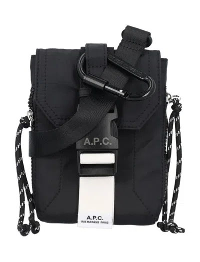Apc A.p.c. Treck Crossbody Pouch In Black