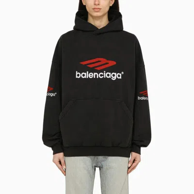 Balenciaga Sweatshirt With Logo In Black