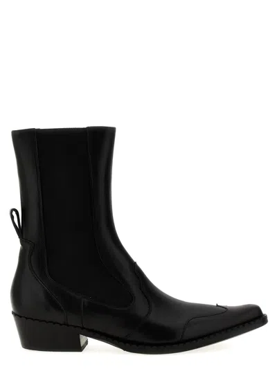 By Far Otis Chelsea Boots In Black