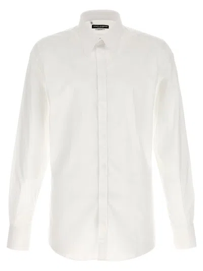 Dolce & Gabbana Poplin Shirt In White
