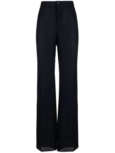 Dolce & Gabbana Soft Trousers In Blue