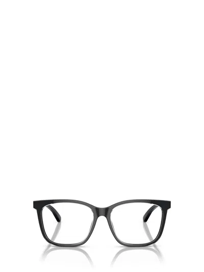 Emporio Armani Eyeglasses In Shiny Black / Top Crystal