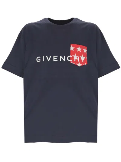Givenchy T-shirts And Polos In Deep Blue