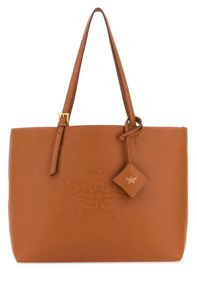 Mcm Handbags. In Beige O Tan