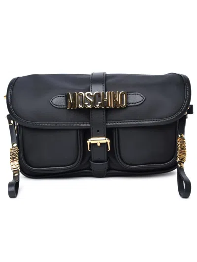 Moschino Black Nylon Bag