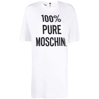 Moschino Dresses In White/black