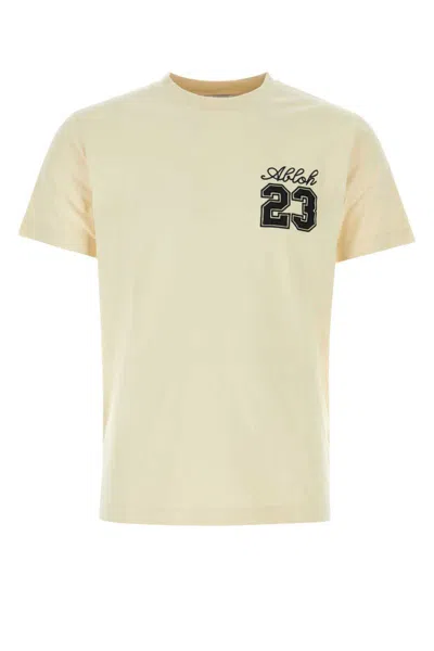 Off-white Off White T-shirt In Beige O Tan