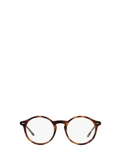 Polo Ralph Lauren Eyeglasses In Shiny Red Havana