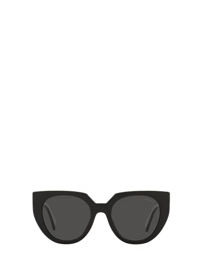 Prada Eyewear Sunglasses In Black / Talc
