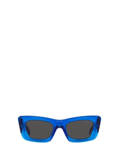Prada Eyewear Sunglasses In Crystal Electric Blue