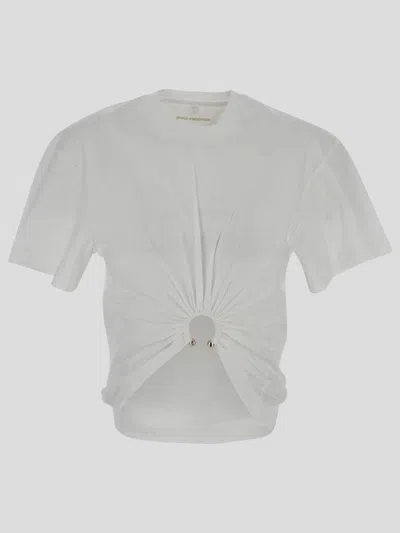 Rabanne T-shirts And Polos In Offwhite