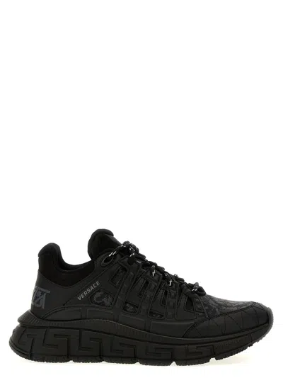 Versace 'trigreca' Sneakers In Black