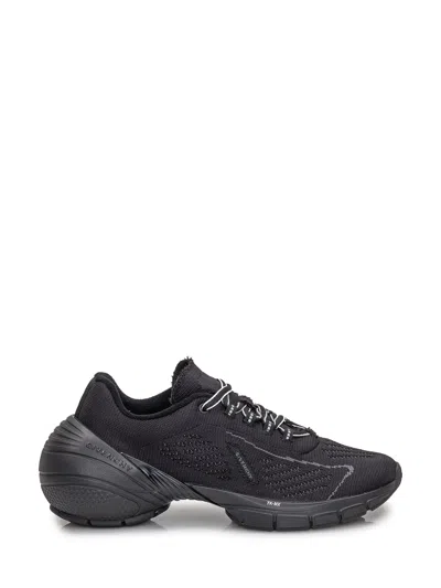 Givenchy Man Black Leather Tk-mx Runner Trainers