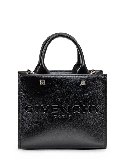 Givenchy G-tote Mini Hand Bag In Black