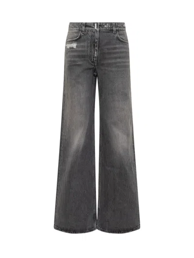 Givenchy Oversized Jeans In Black