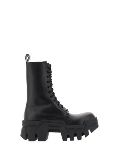 Balenciaga Ankle Boots In Black