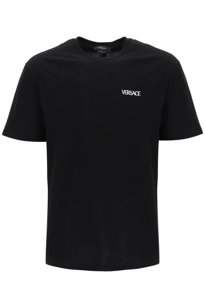 Versace Black Fiamma Medusa T-shirt