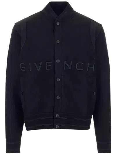 Givenchy 4g Motif Embroidered Jacket In Black