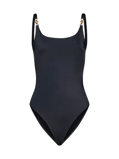 Versace Medusa Biggie One-piece Swimsuit In Black