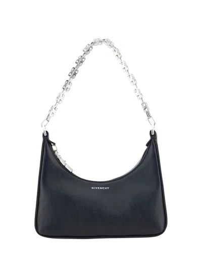 Givenchy Women's Mini Moon Cut Out Bag In Leather And Chain In Black