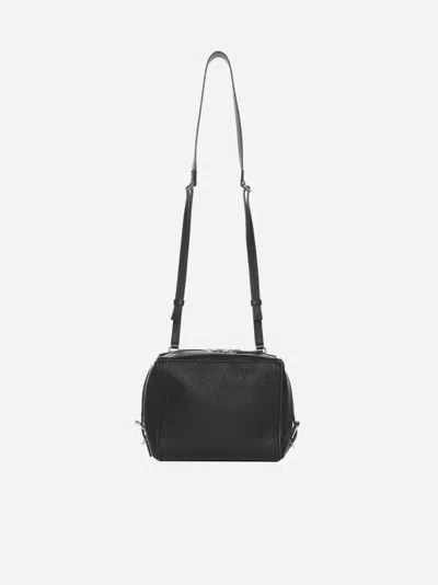 Givenchy Pandora Leather Small Bag In Black