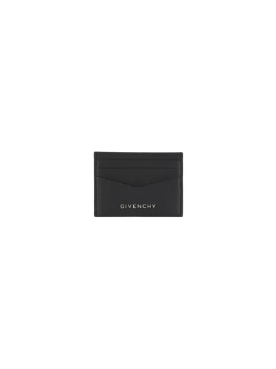 Givenchy Logo Card Holder In Black