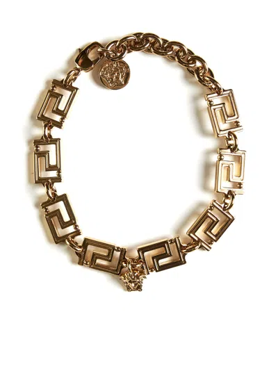 Versace Greca Goddess Chain Bracelet In Gold