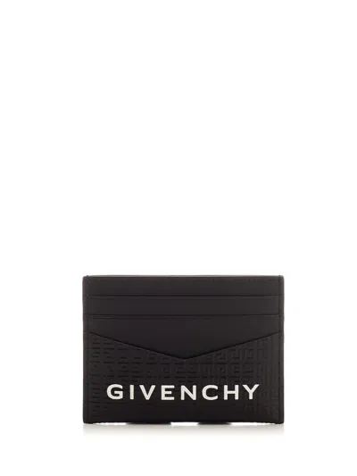 Givenchy 4g Logo卡夹 In Nero