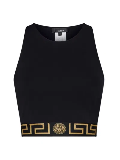 Versace Sport Top In Nero