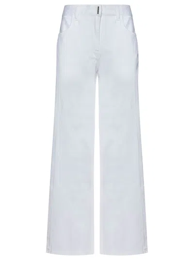 Givenchy Medium Waist Denim Jeans In White