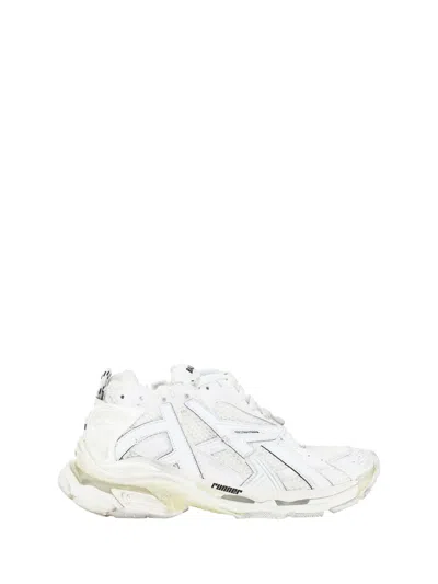 Balenciaga Runner Trainers In White