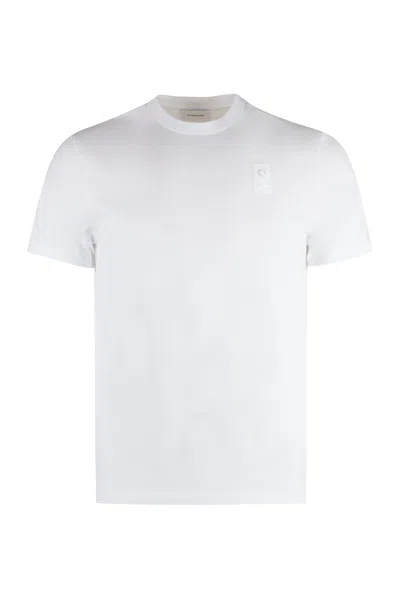 Ferragamo Cotton Crew-neck T-shirt In White