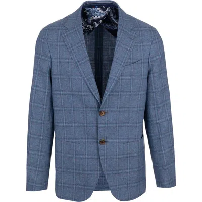 Etro Checkered Single In Blue