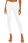 Ag Ex Boyfriend Mid-rise Straight Jeans In White