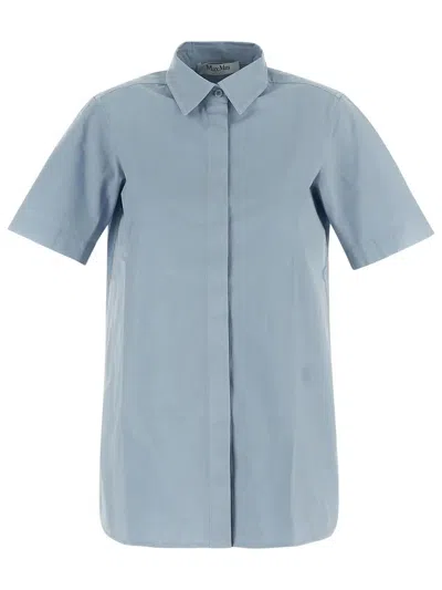 Max Mara Classic Shirt In Blue