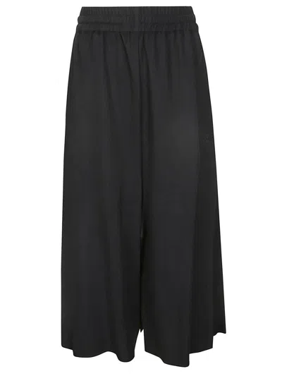 Mm6 Maison Margiela High Waist Shorts In Black