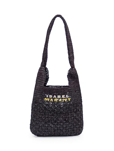 Isabel Marant Praia Medium Shoulder Bag In Black