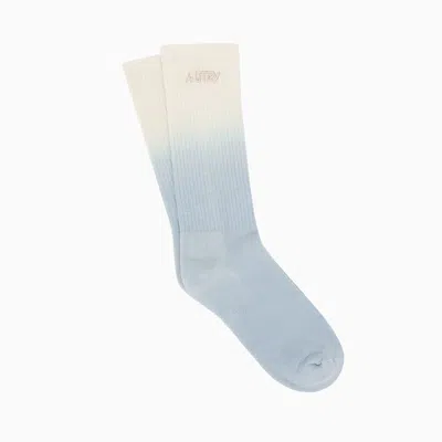 Autry Main Socks In Accessories Gldn/azu