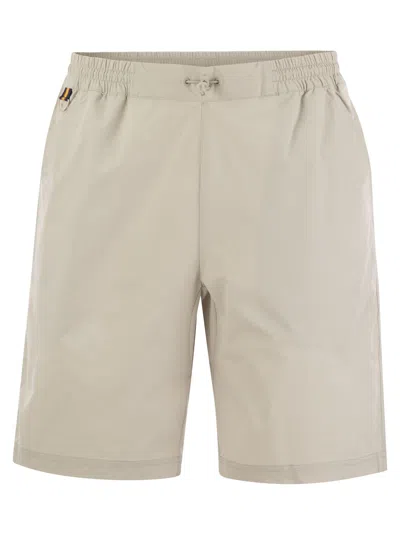 K-way Remisen - Shorts In Technical Fabric In Beige