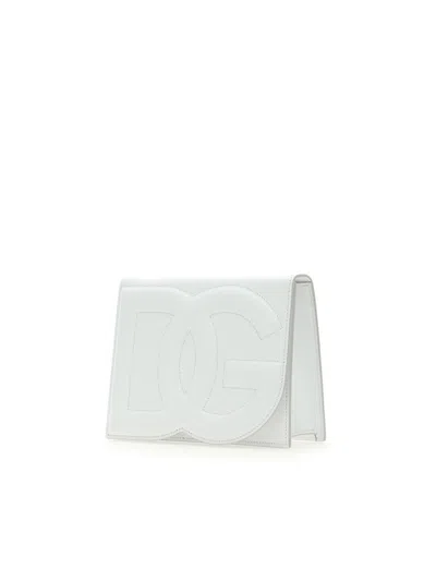 Dolce & Gabbana Dg Logo Bag Crossbody Bag In Bianco