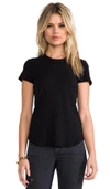 James Perse Little Boy Cotton Jersey T-shirt In Black