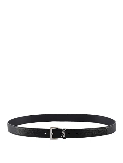 Saint Laurent Belt In Black